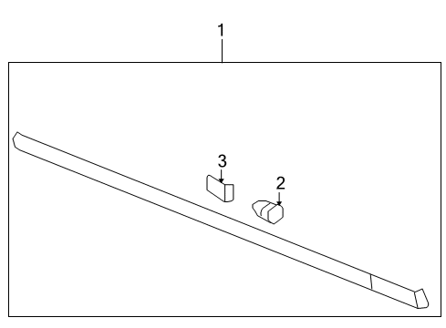 2005 Buick Terraza Exterior Trim - Pillars, Rocker & Floor Diagram