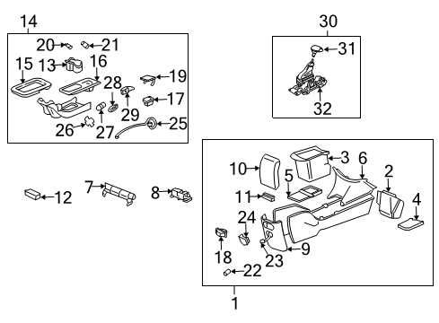 2000 Chevy Impala Control Assembly, Automatic Transmission Diagram for 10314193