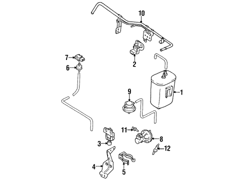 2000 Chevy Metro Gasket,EGR Valve Diagram for 96058087