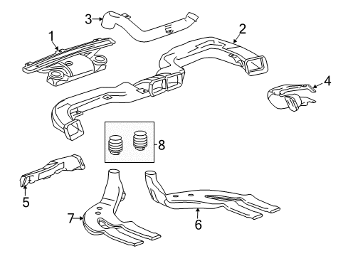 2016 Chevy Malibu Limited Ducts Diagram