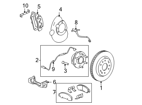 2009 GMC Yukon Anti-Lock Brakes Diagram 4 - Thumbnail