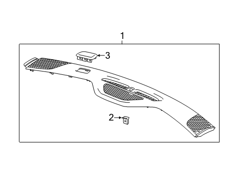 2023 Chevy Blazer Cluster & Switches, Instrument Panel Diagram 4 - Thumbnail