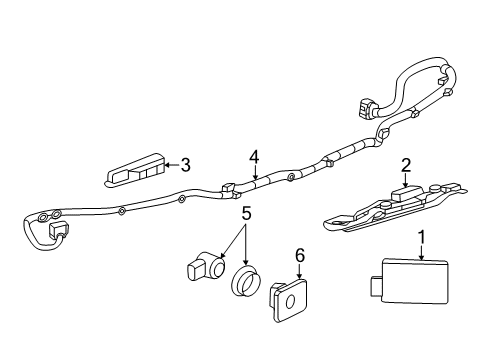 2020 Buick Envision Rear Bumper Diagram 3 - Thumbnail