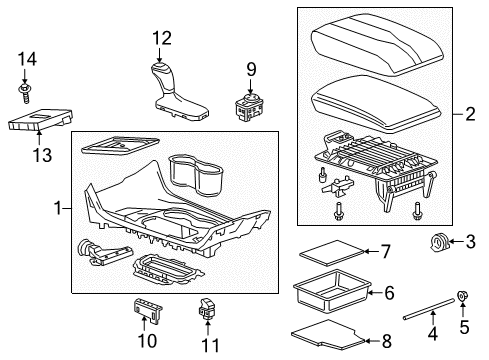 2022 Chevy Traverse Parking Brake Diagram 1 - Thumbnail