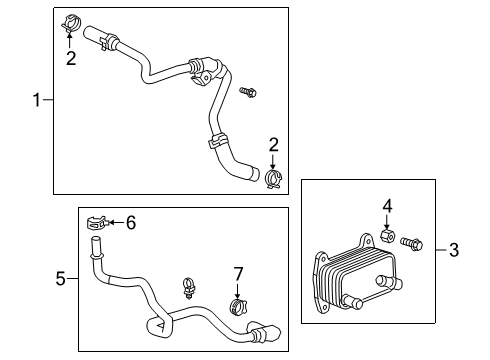 2020 Cadillac CT6 Oil Cooler Diagram