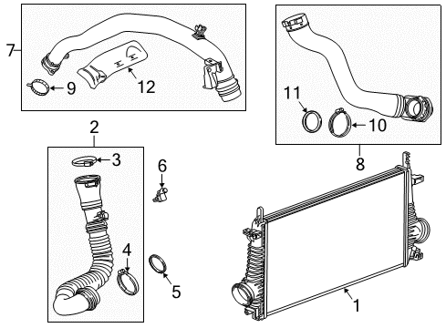 2011 Buick Regal Intercooler, Cooling Diagram 1 - Thumbnail