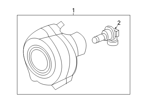 2020 GMC Terrain Bulbs Diagram 1 - Thumbnail