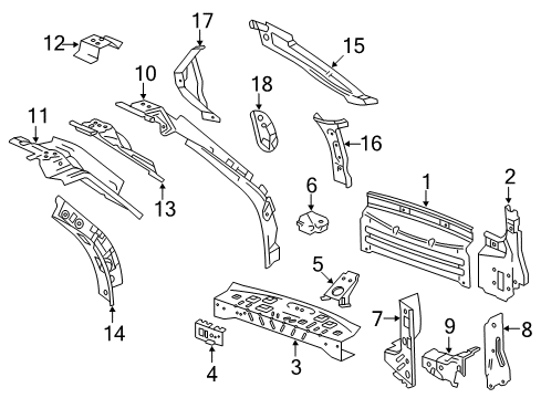 2012 Chevy Equinox Rear Body Diagram