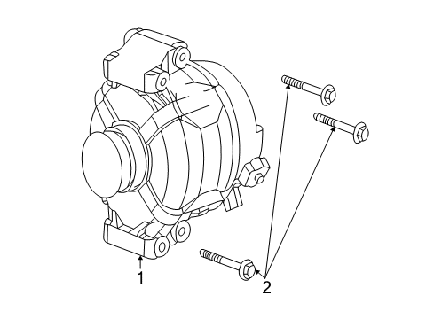 2006 Saturn Ion Alternator Diagram 3 - Thumbnail