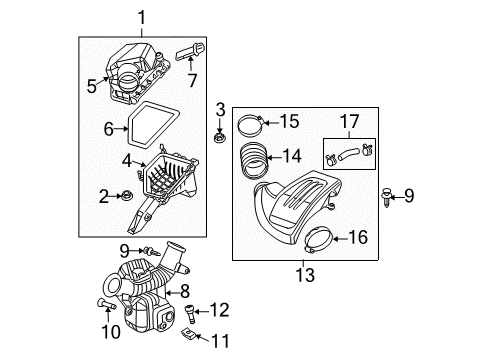 2008 Chevy Cobalt Sensor Asm,Heated Oxygen Diagram for 12578576