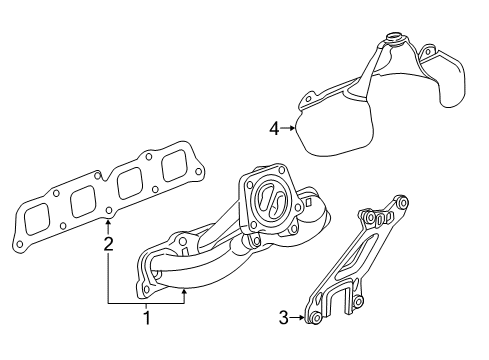 2018 GMC Terrain Exhaust Manifold Diagram