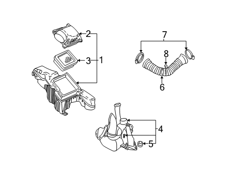 1998 Chevy Cavalier Filters Diagram 1 - Thumbnail