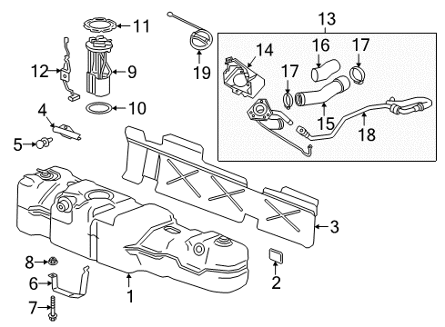 2018 Chevy Express 2500 Fuel Supply Diagram 1 - Thumbnail