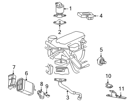 2001 Chevy Malibu Emission Components Diagram