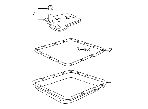 2011 Chevy Silverado 2500 HD Transmission Components Diagram 1 - Thumbnail