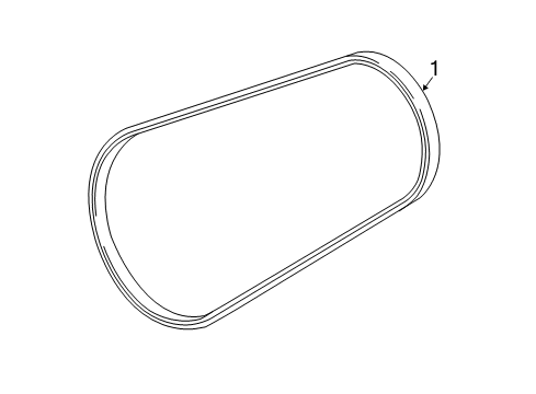 2018 Chevy Volt Belts & Pulleys Diagram