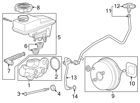 2019 Chevy Blazer Dash Panel Components Diagram