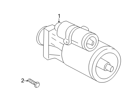 2006 Buick Rainier Starter Diagram 1 - Thumbnail