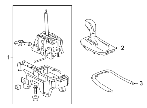 2013 Buick Regal Center Console Diagram 1 - Thumbnail