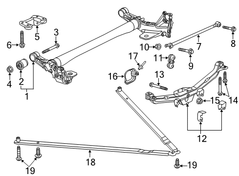 2017 Buick Cascada Bolt/Screw, Underbody Brace Diagram for 13400992