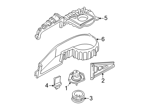 2005 Pontiac Grand Am Blower Motor & Fan, Air Condition Diagram