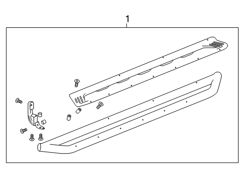 2020 Chevy Silverado 1500 Running Board Diagram 9 - Thumbnail