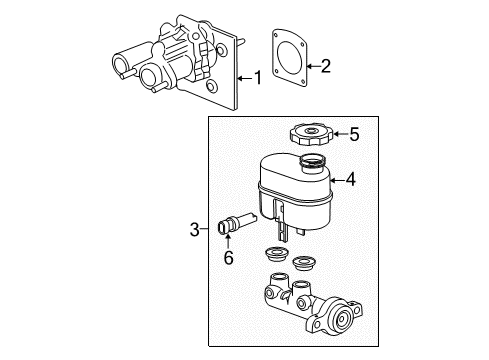 2008 GMC Sierra 3500 HD Dash Panel Components Diagram