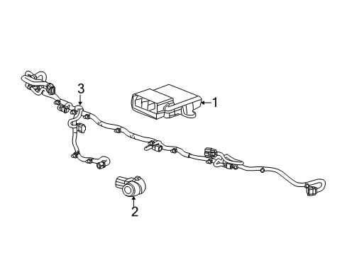 2023 GMC Acadia Electrical Components Diagram