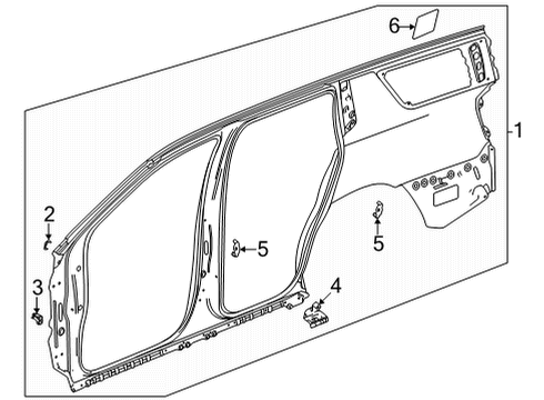 2022 GMC Yukon Uniside Diagram