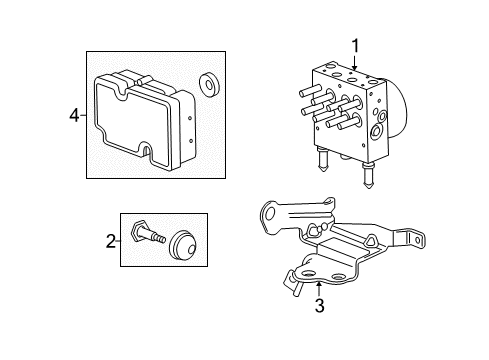 2009 Saturn Vue ABS Components, Electrical Diagram 2 - Thumbnail