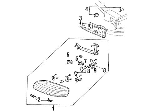 1999 Chevy Monte Carlo Headlamps, Electrical Diagram