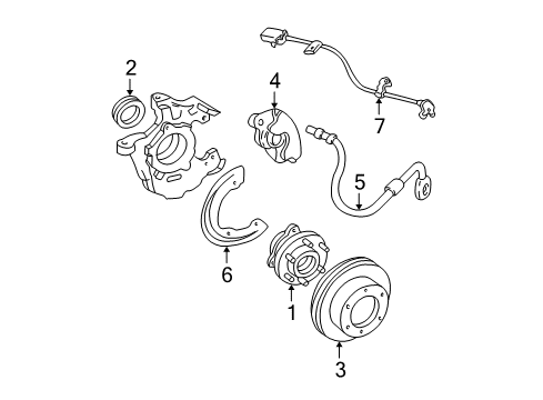 1996 Chevy K2500 Front Brakes Diagram 3 - Thumbnail