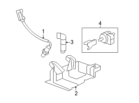 2008 Pontiac Torrent Emission Components Diagram 2 - Thumbnail