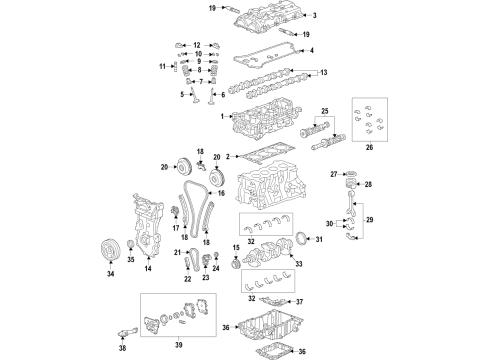 2018 Buick LaCrosse Cover Assembly, Engine Front Diagram for 12676866