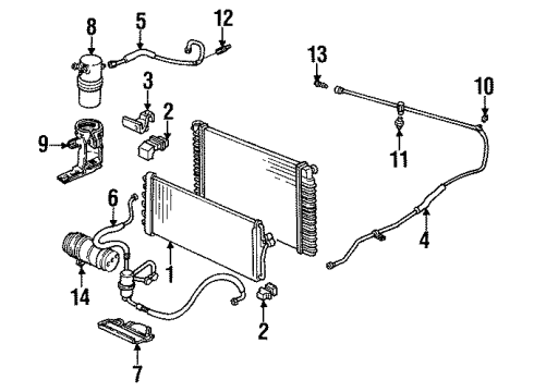 1994 Cadillac Seville Automatic Temperature Controls Diagram 1 - Thumbnail