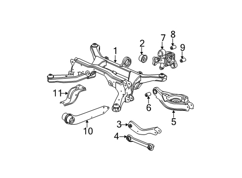 2003 Saturn Vue Rear Suspension Diagram