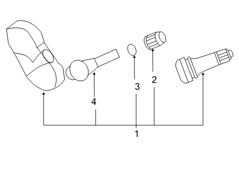 2009 GMC Canyon Tire Pressure Monitoring, Electrical Diagram