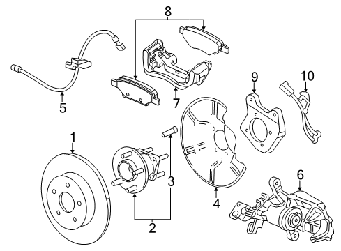 2011 Chevy Volt Anti-Lock Brakes Diagram 3 - Thumbnail