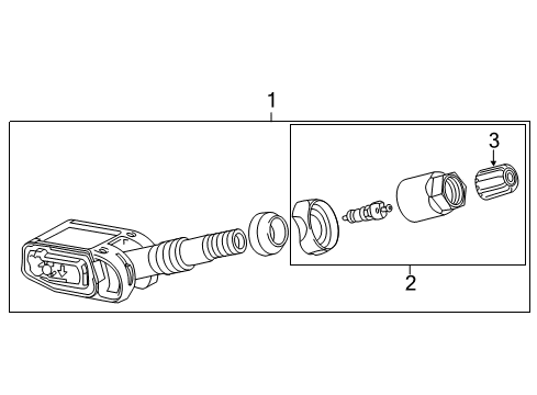 2016 Chevy Camaro Tire Pressure Monitoring, Electrical Diagram 1 - Thumbnail