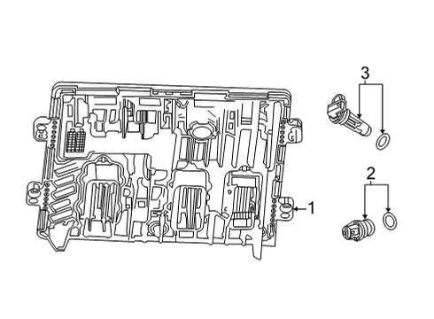 2024 GMC Sierra 2500 HD Ignition System Diagram