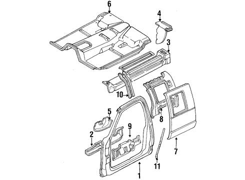 1994 GMC C1500 Uniside Diagram 1 - Thumbnail