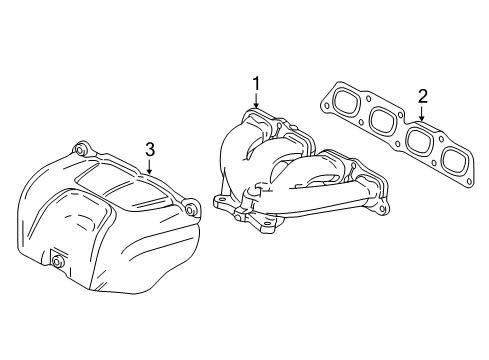 2016 Chevy Colorado Exhaust Manifold Diagram for 12663521