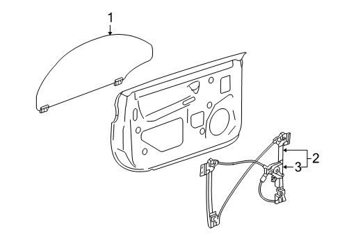 2005 Chevy SSR Door & Components, Electrical Diagram 1 - Thumbnail