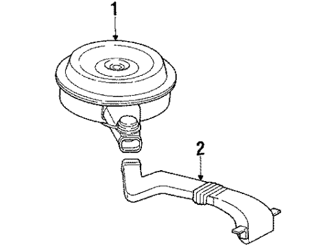 1988 GMC G2500 Air Intake Diagram 1 - Thumbnail