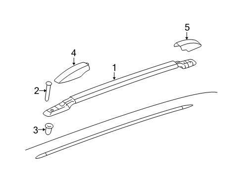 2011 Chevy HHR Luggage Carrier Diagram