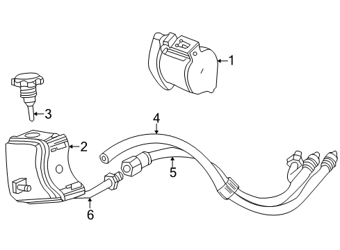 2002 Saturn L100 P/S Pump & Hoses, Steering Gear & Linkage Diagram 3 - Thumbnail