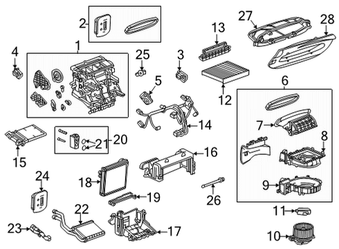 2021 Chevy Trailblazer Hose, Htr Wat Aux Pump Diagram for 42732072