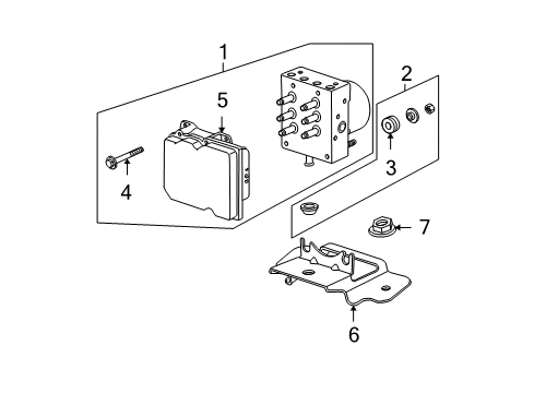 2011 GMC Acadia ABS Components, Electrical Diagram