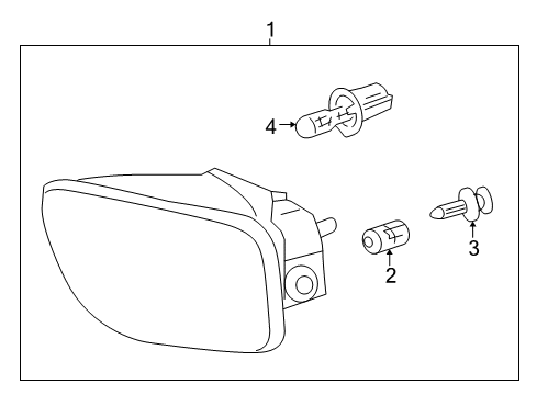 2009 Chevy Trailblazer Bulbs Diagram 1 - Thumbnail