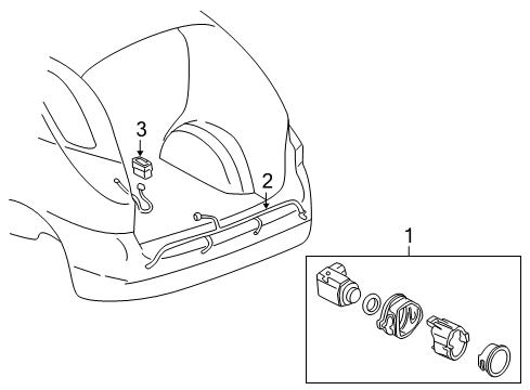 2005 Buick Rendezvous Electrical Components Diagram 3 - Thumbnail